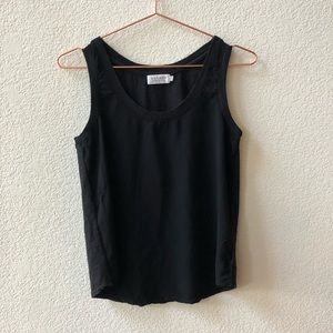 Velvet • rayon black tank